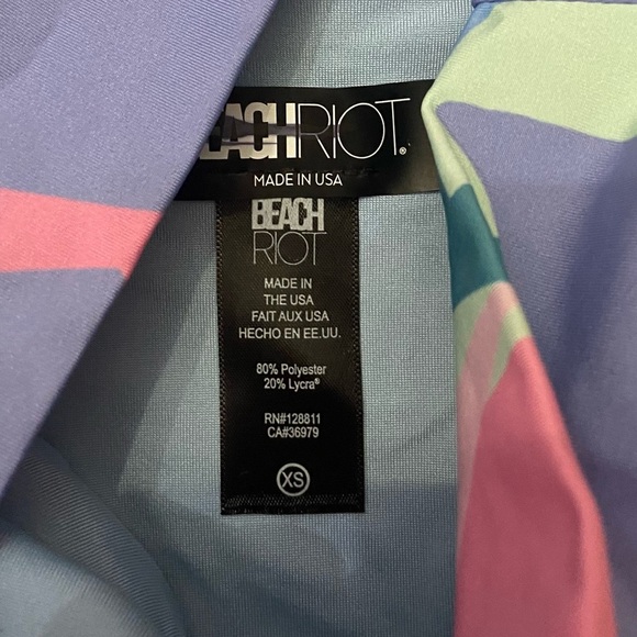 New! Beach Riot Highway Bikini Bottom in Mauve Mod 24984 - Picture 3 of 6